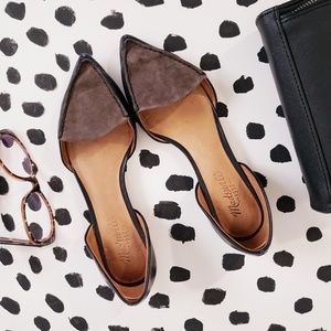 MADEWELL| Leather pointed flats